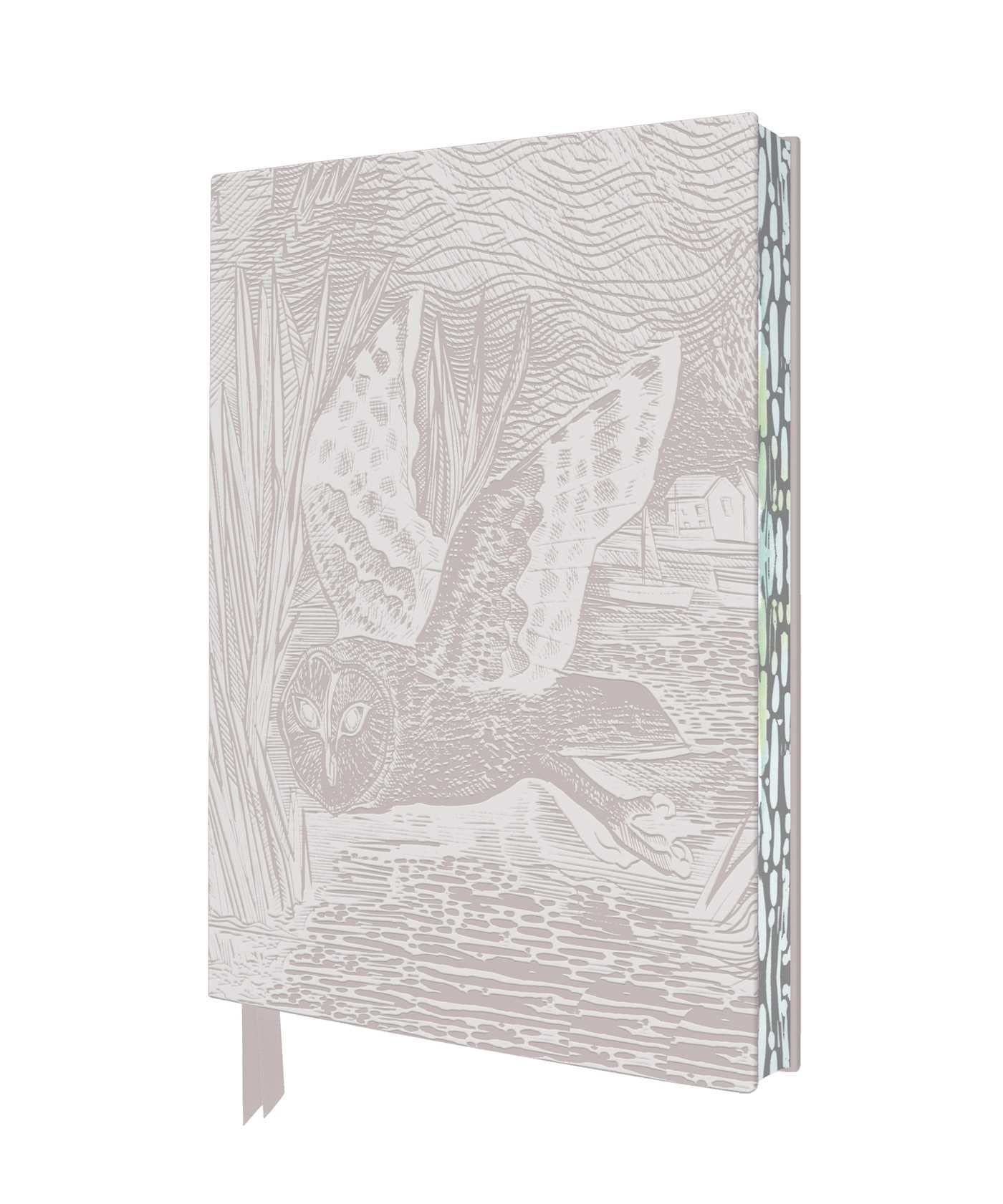 Angela Harding Marsh Owl Artisan Art Notebook (HB)-Books-Ohh! By Gum - Shop Sustainable