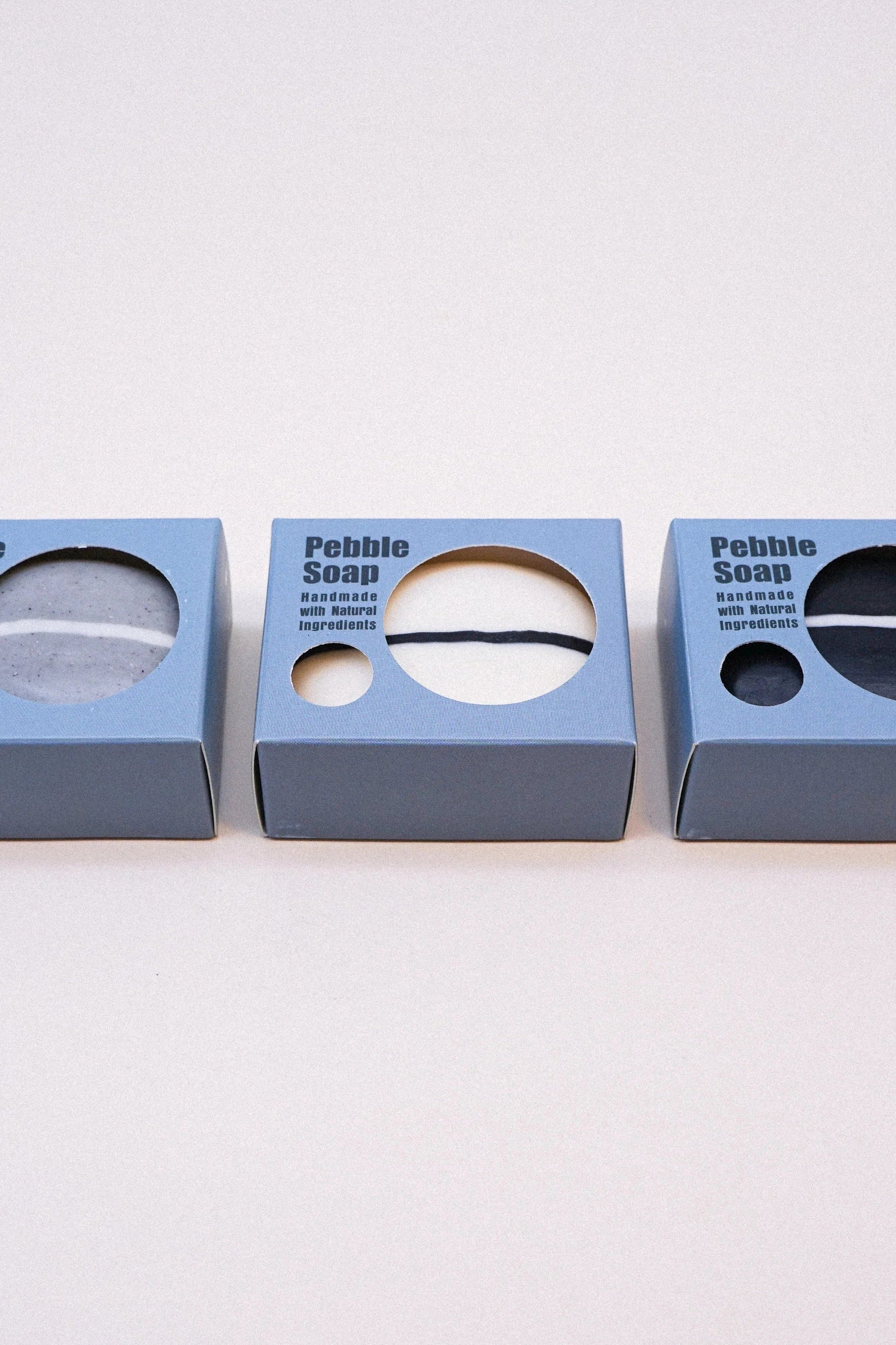 Assorted Large Stripe Pebble Soap-Toiletries-Ohh! By Gum - Shop Sustainable