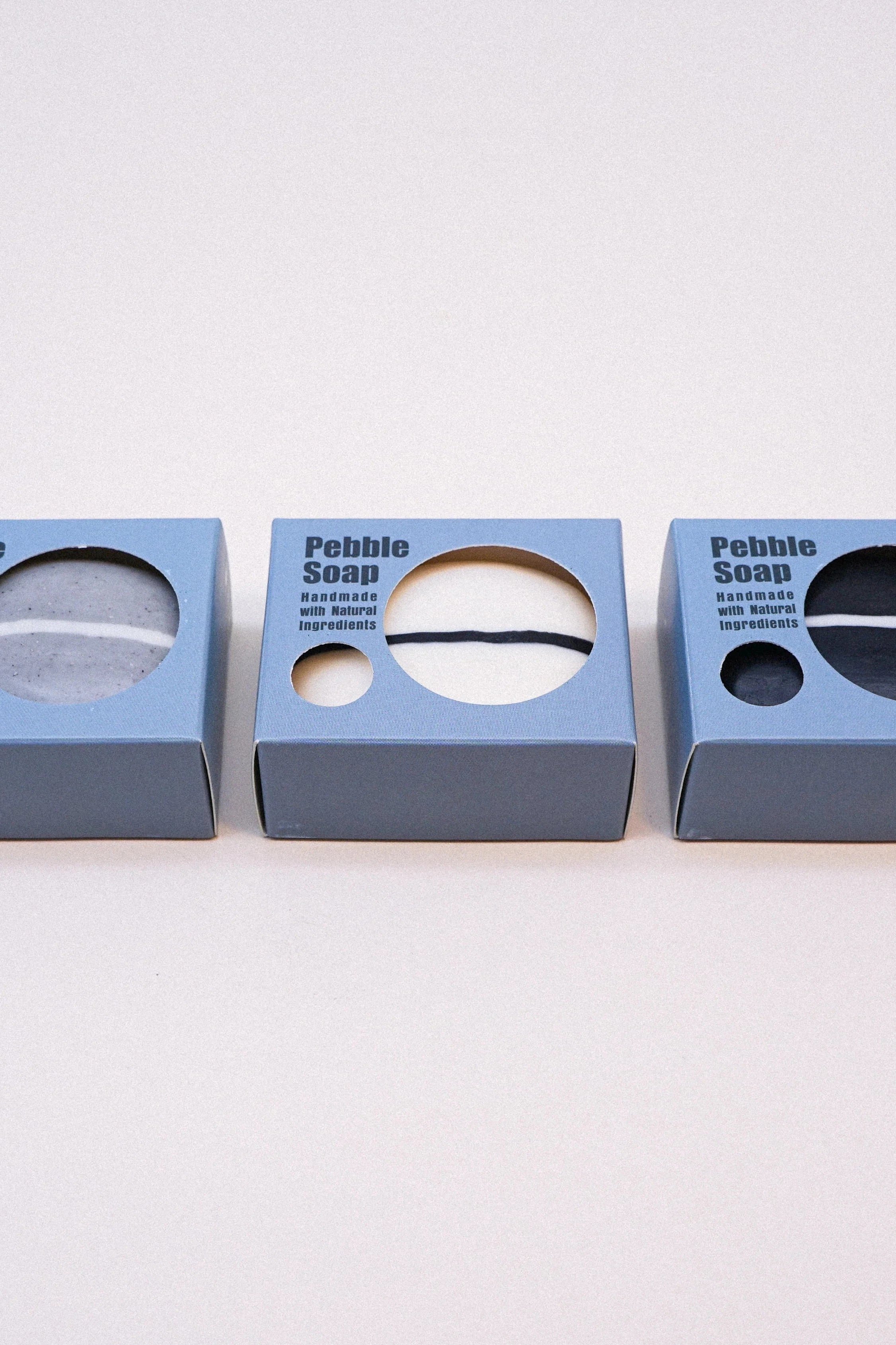 Assorted Large Stripe Pebble Soap-Toiletries-Ohh! By Gum - Shop Sustainable