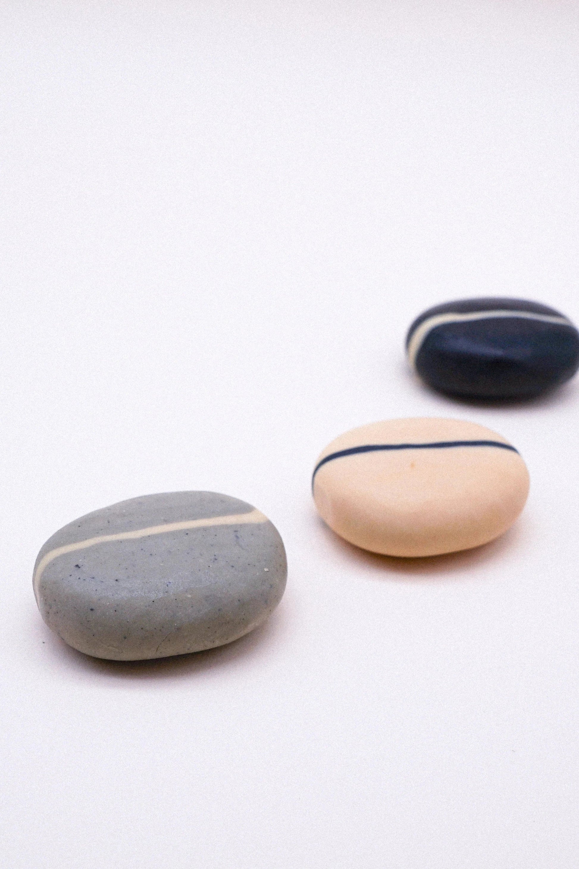 Assorted Stripe Pebble Soap-Toiletries-Ohh! By Gum - Shop Sustainable