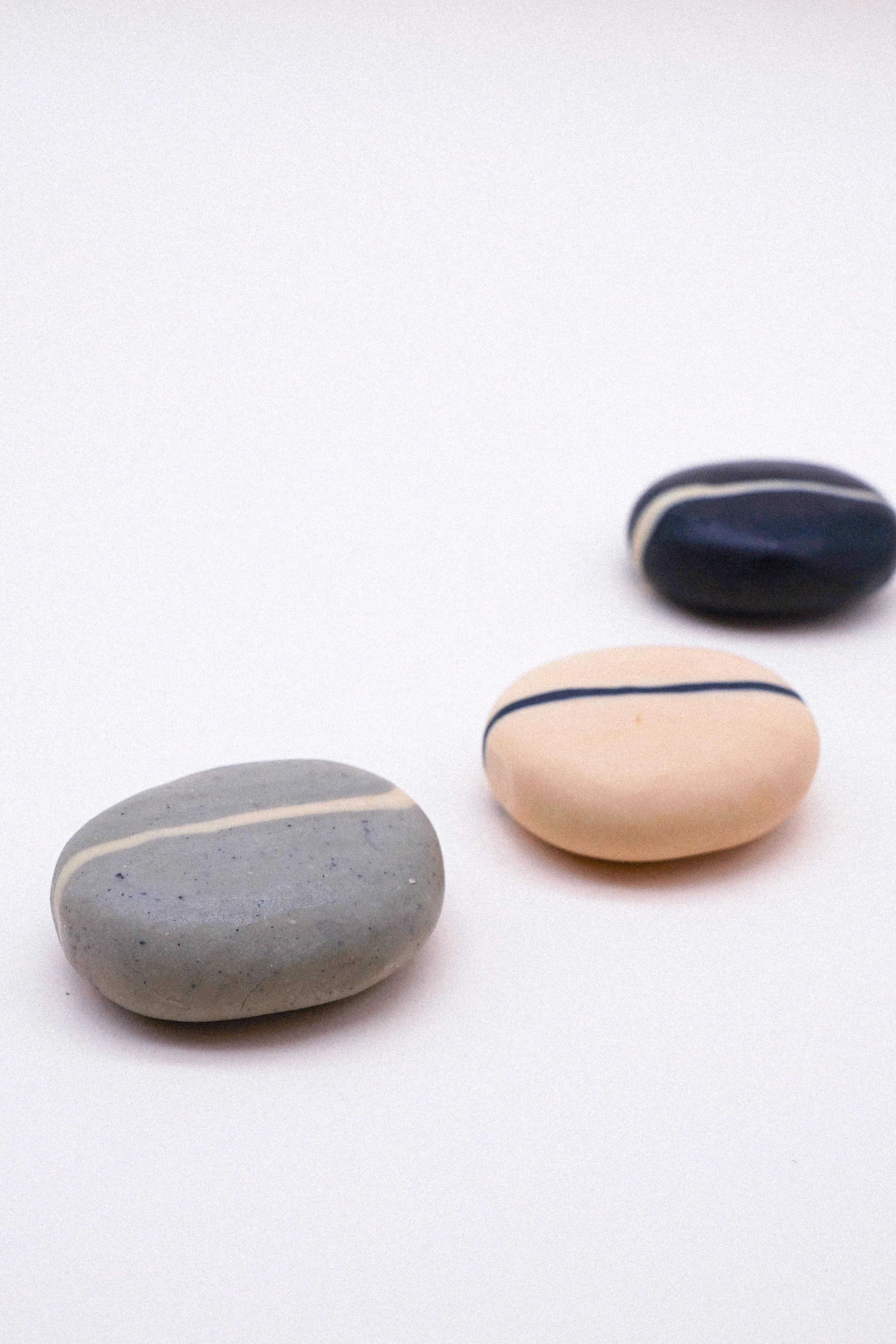 Assorted Stripe Pebble Soap-Toiletries-Ohh! By Gum - Shop Sustainable