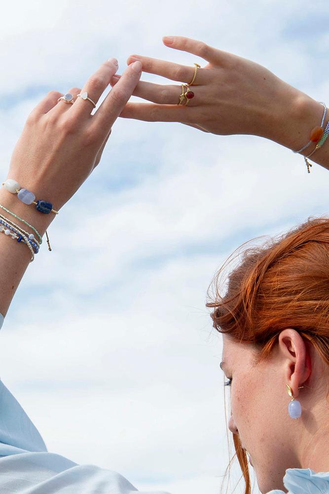 A Beautiful Story Experience Blue Lace Agate Bracelet