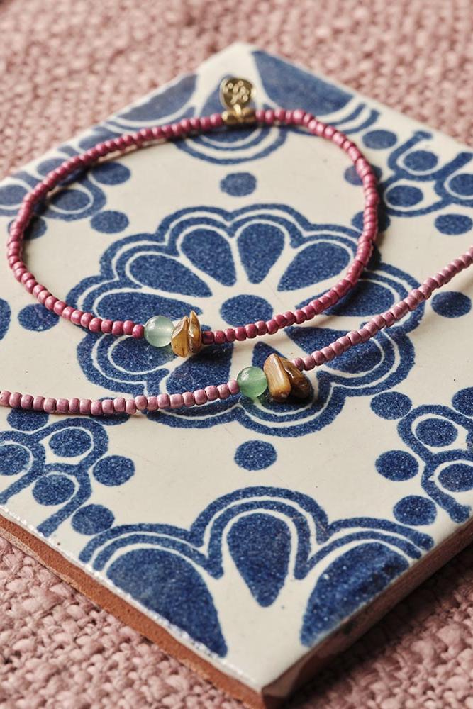 A Beautiful Story Evolving Tiger Eye Aventurine Necklace