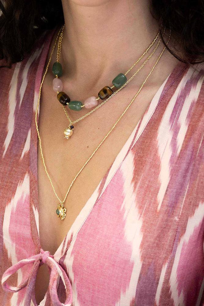A Beautiful Story Noble Crab Aventurine Necklace