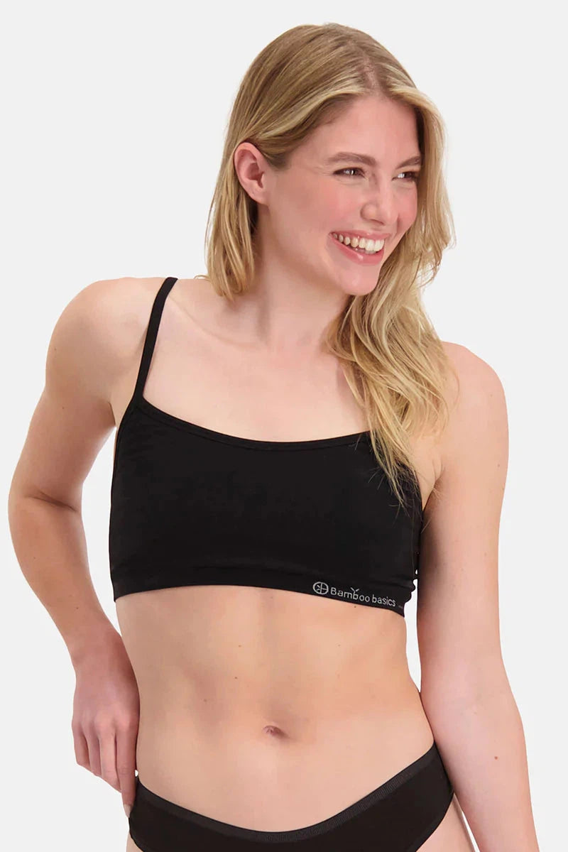 Bamboo Basic Ladies BB Elle Knitted Seamless Bra-Womens-Ohh! By Gum - Shop Sustainable