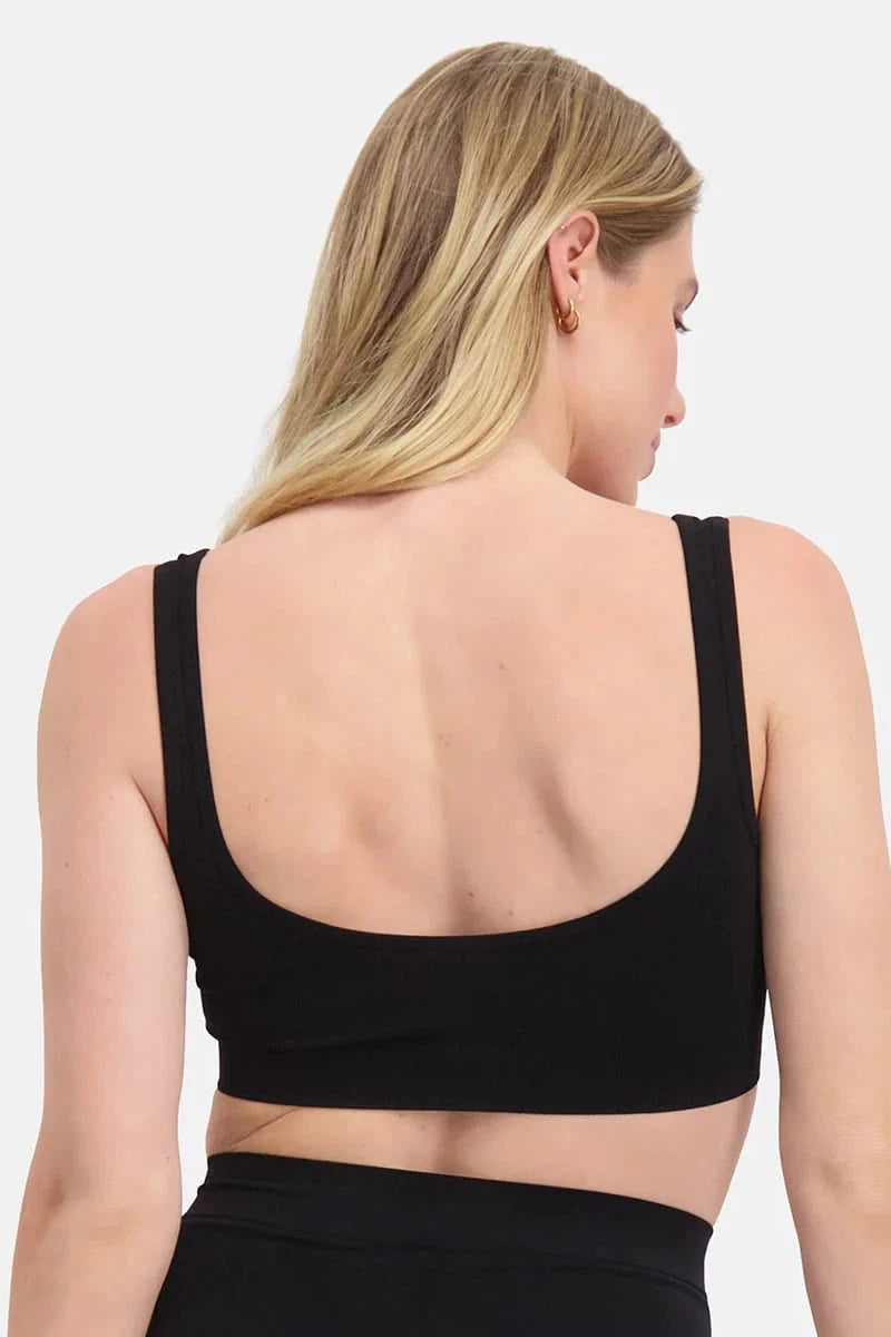 Bamboo Basic Ladies BB Fleur Knitted Seamless Padded Bra-Womens-Ohh! By Gum - Shop Sustainable