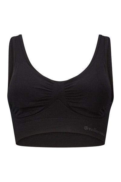 Bamboo Basic Ladies BB Fleur Knitted Seamless Padded Bra-Womens-Ohh! By Gum - Shop Sustainable