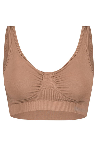 Bamboo Basic Ladies BB Fleur Knitted Seamless Padded Bra-Womens-Ohh! By Gum - Shop Sustainable