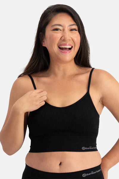Bamboo Basics Fenna Ladies BB Seamless Knitted Padded Bra V-Neck 1Pack