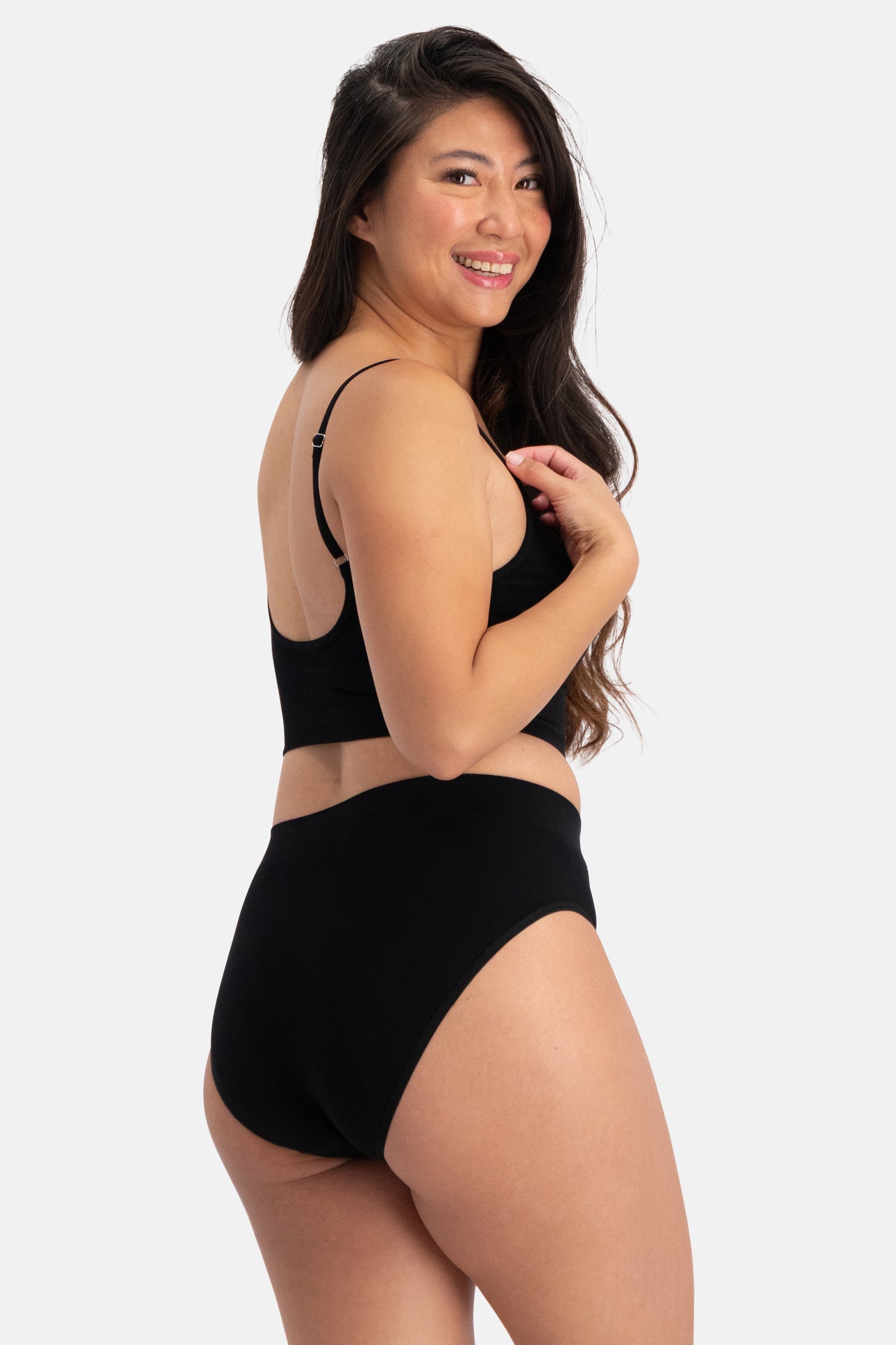 Bamboo Basics Fenna Ladies BB Seamless Knitted Padded Bra V-Neck 1Pack