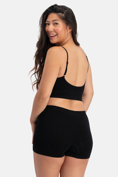 Bamboo Basics Fenna Ladies BB Seamless Knitted Padded Bra V-Neck 1Pack