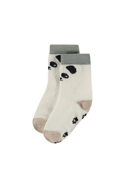 Bamboo Basics Harley Baby BB knitted unisex panda socks 2-pack-Kids-Ohh! By Gum - Shop Sustainable