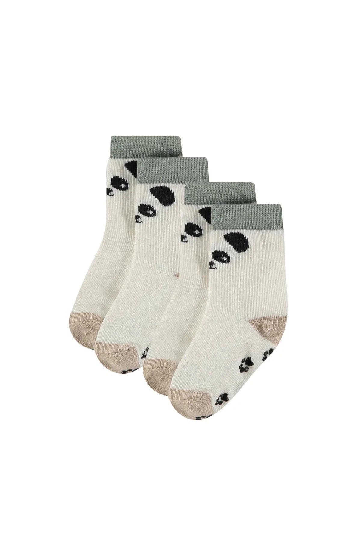 Bamboo Basics Harley Baby BB knitted unisex panda socks 2-pack-Kids-Ohh! By Gum - Shop Sustainable