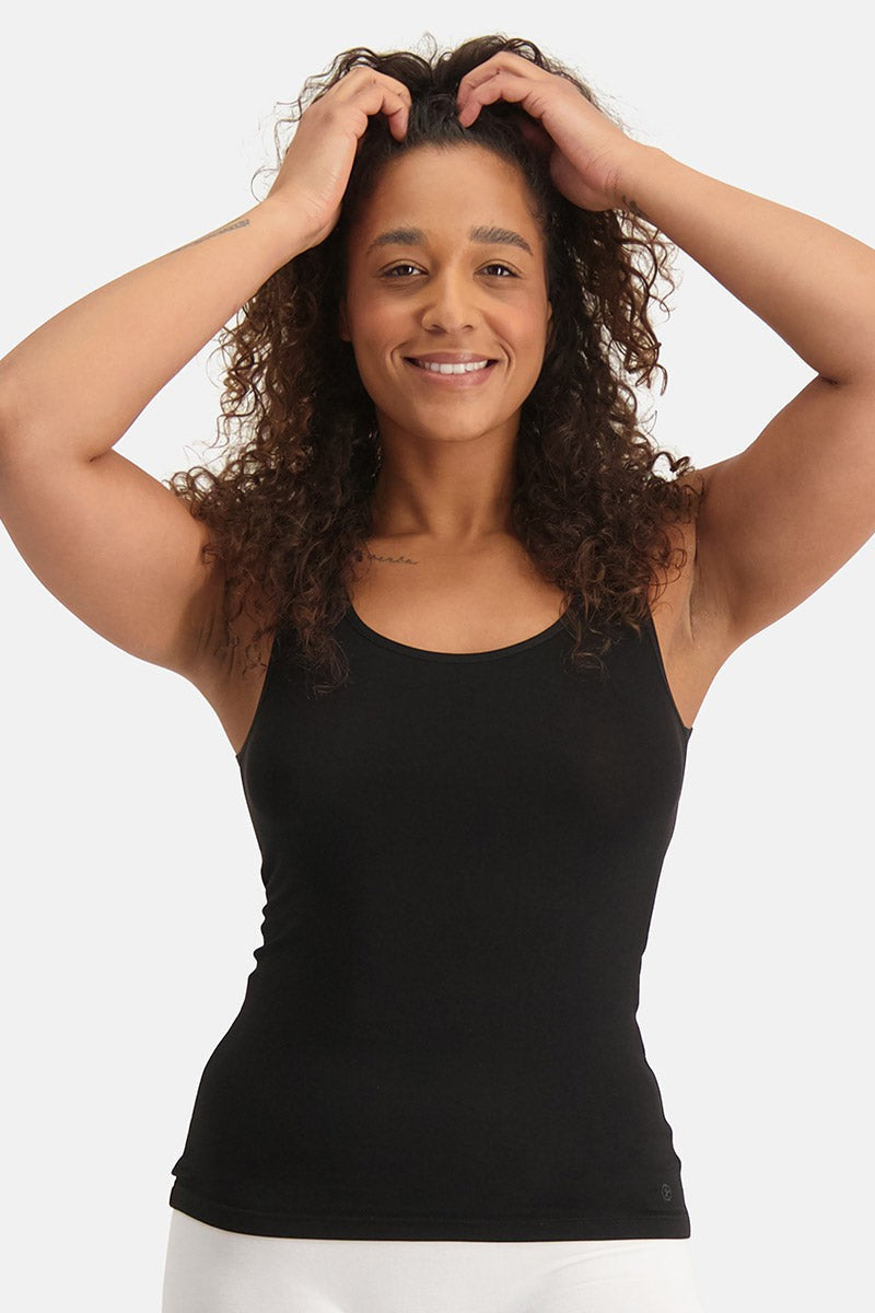 Bamboo Basics Ladies BB Alice Knitted Singlet 2-pack (Refibra)-Womens-Ohh! By Gum - Shop Sustainable