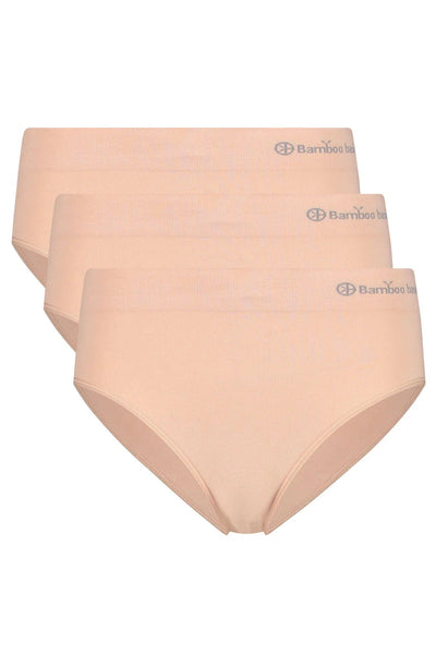 Bamboo Basics Ladies BB Belle Knitted Seamless Full Brief 3-pack-Womens-Ohh! By Gum - Shop Sustainable