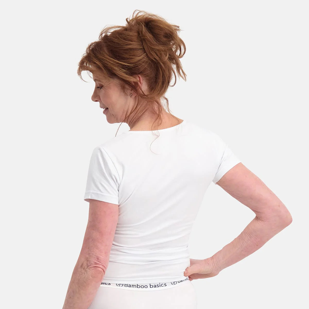Bamboo Basics Ladies BB Kate  Knitted T-Shirt Round Neck 2-pack