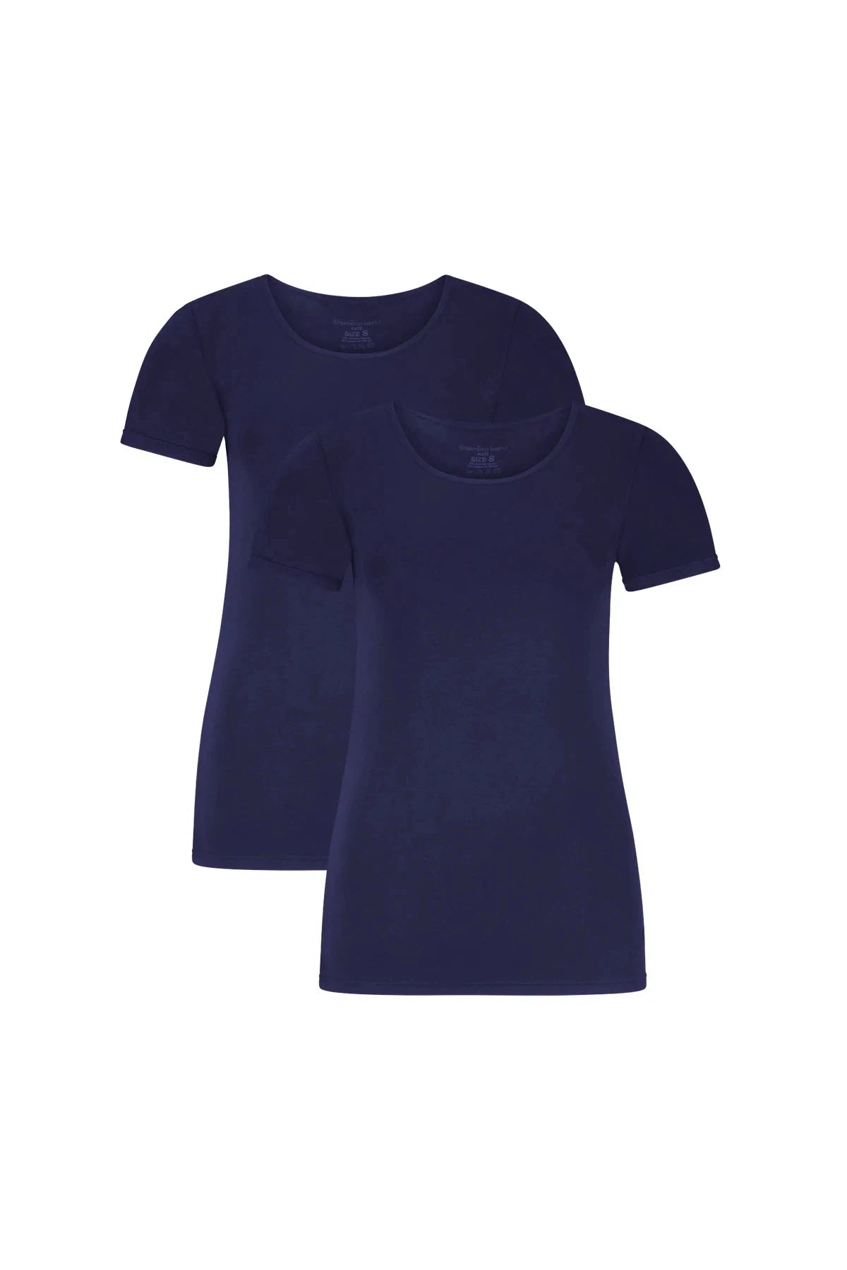 Bamboo Basics Ladies BB Kate Knitted T-Shirt Round Neck 2-pack-Womens-Ohh! By Gum - Shop Sustainable