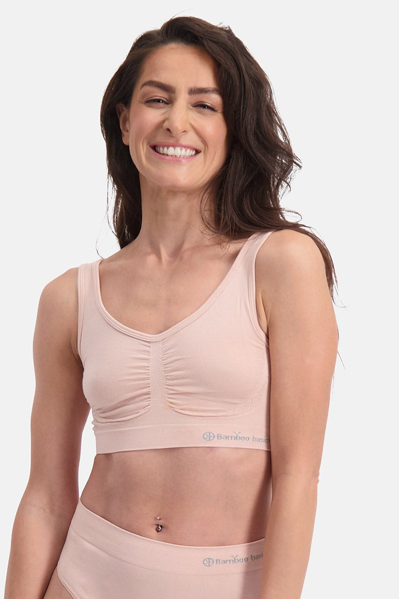 Bamboo Basics Ladies BB Nova Knitted Seamless Bra 2-pack-Womens-Ohh! By Gum - Shop Sustainable