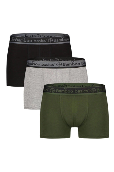 Bamboo Basics Liam Mens BB Knitted Trunk Boxershorts 3-pack-Mens-Ohh! By Gum - Shop Sustainable