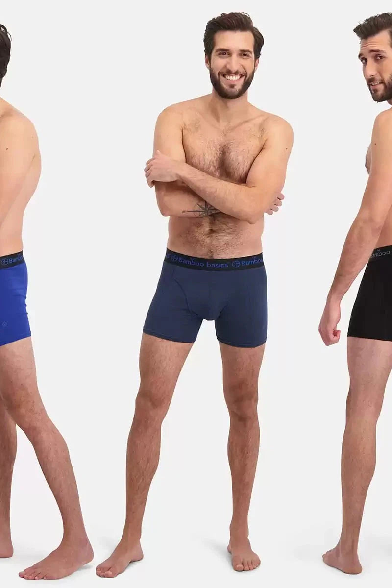 Bamboo Basics Rico Mens BB Knitted Boxershorts 3-pack-Mens-Ohh! By Gum - Shop Sustainable