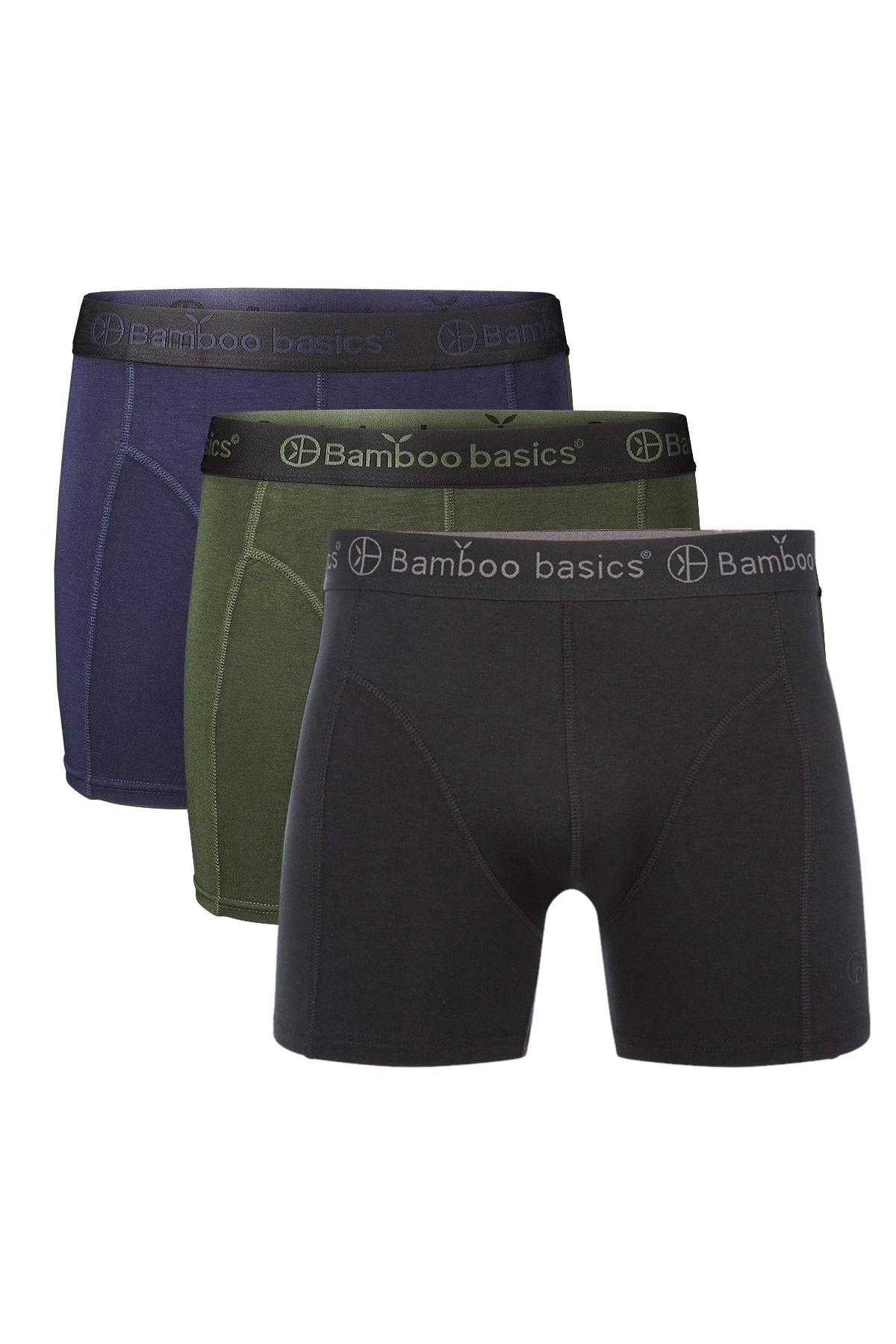 Bamboo Basics Rico Mens BB Knitted Boxershorts 3-pack