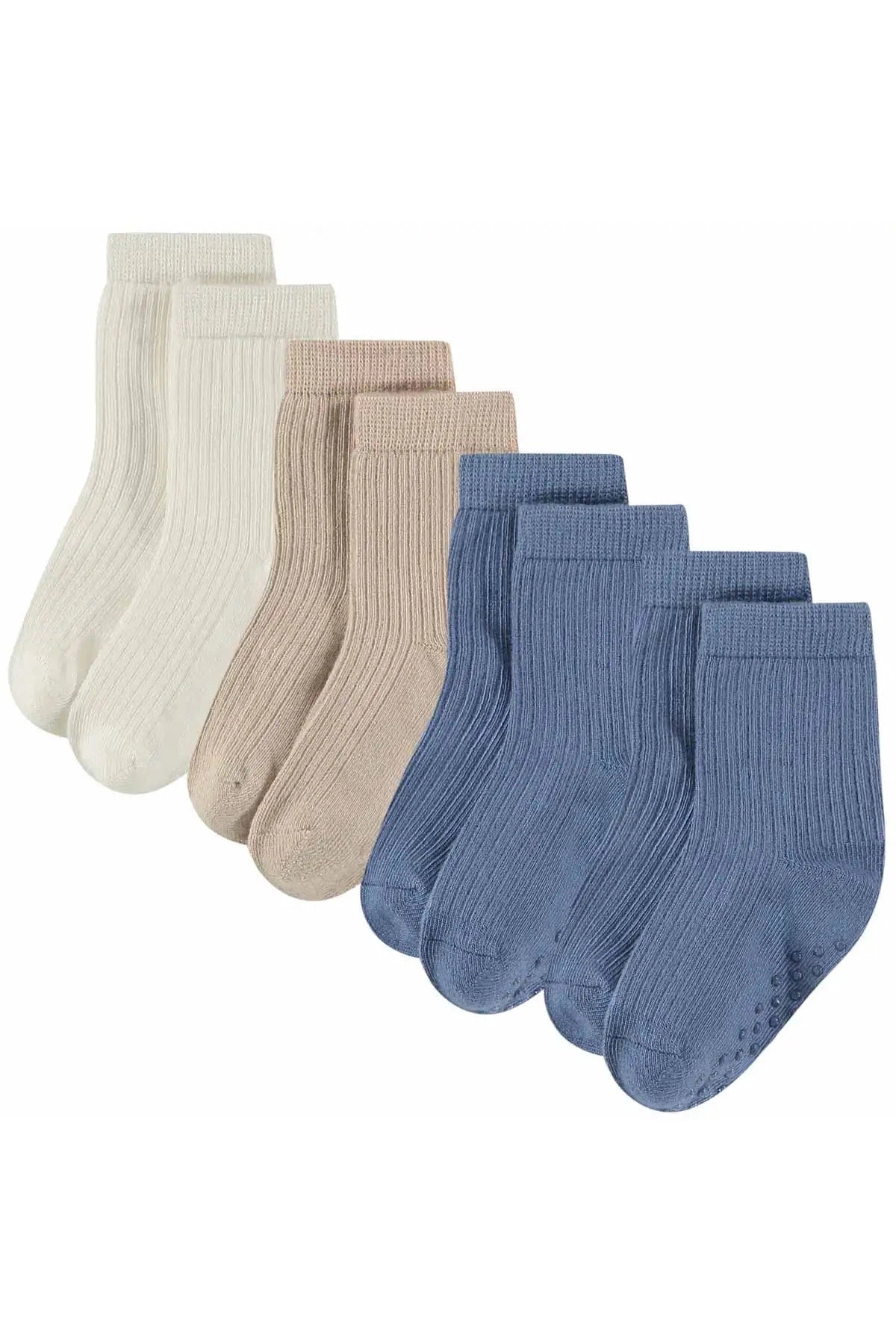 Bamboo Basics Sidney Baby BB Knitted Unisex Rib Socks 4-pack-Kids-Ohh! By Gum - Shop Sustainable