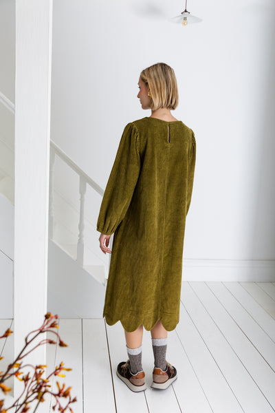 Bonté ALOUETTE OLIVE DRESS