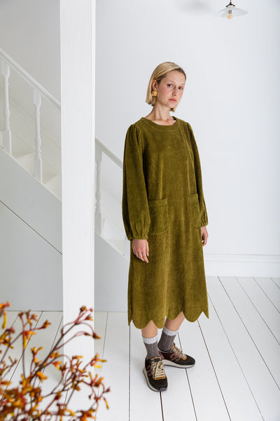 Bonté ALOUETTE OLIVE DRESS