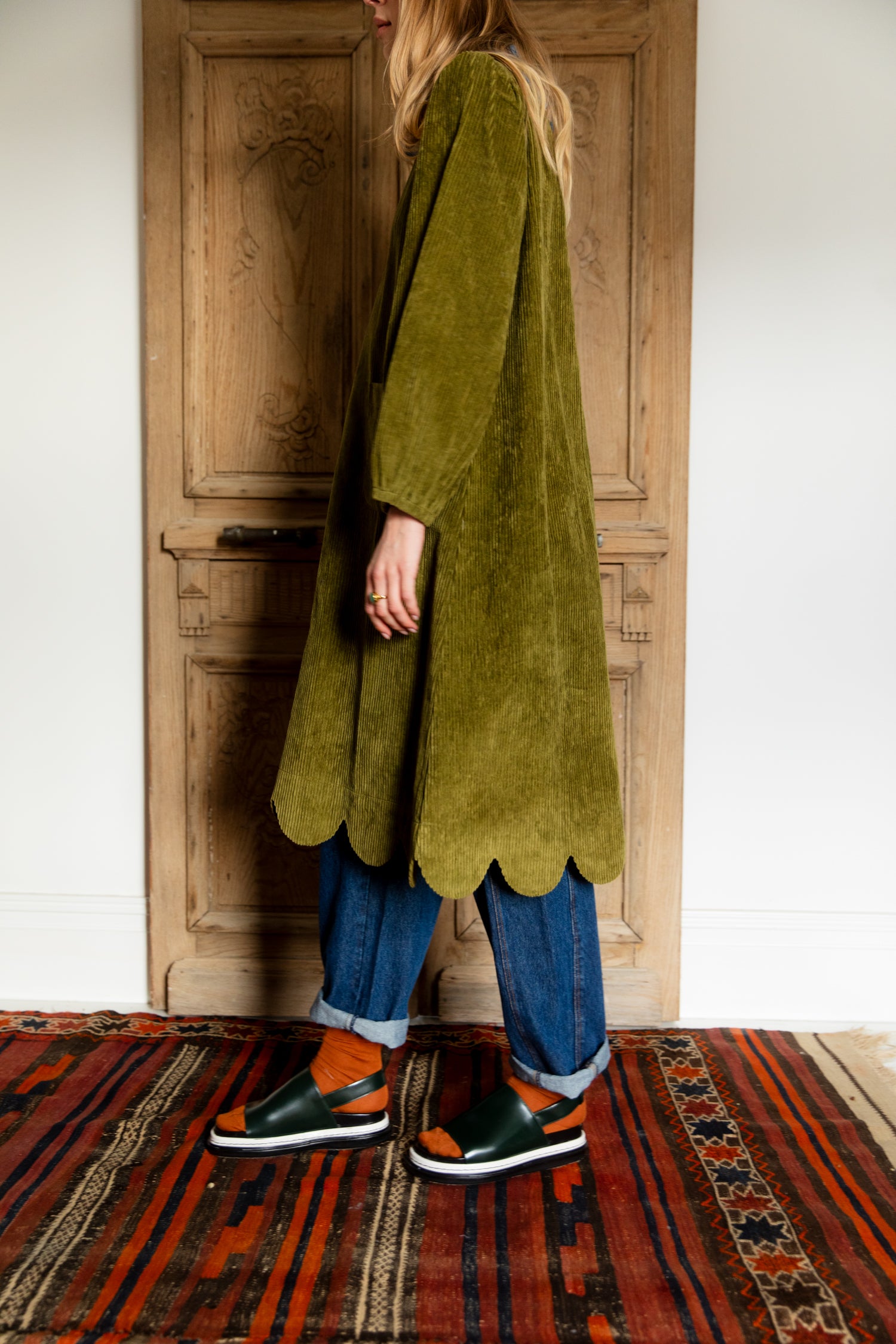 Bonté ALOUETTE OLIVE DRESS