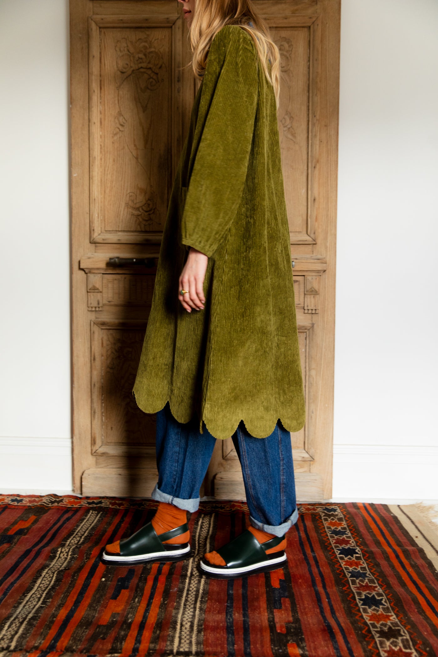 Bonté ALOUETTE OLIVE DRESS
