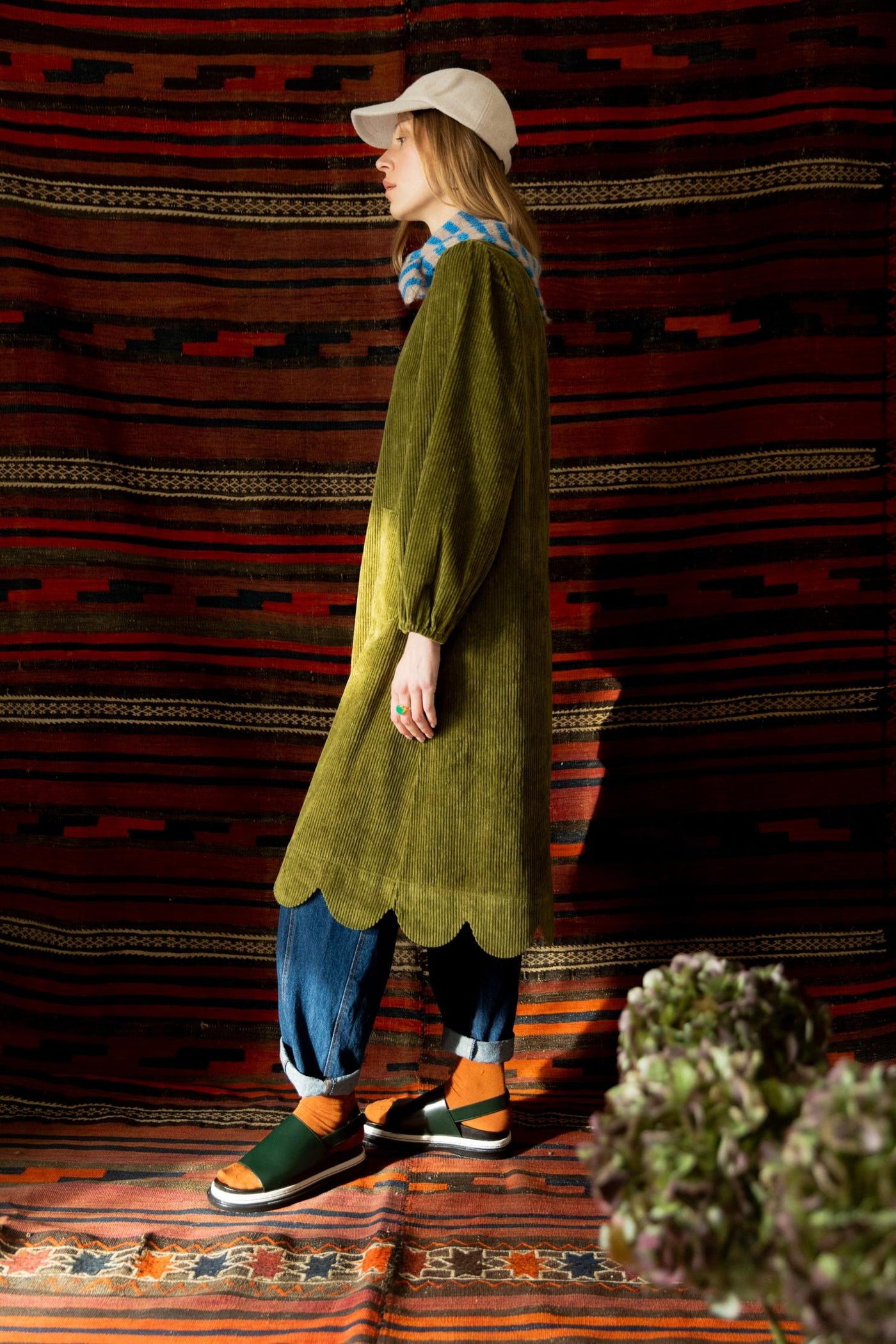 Bonté ALOUETTE OLIVE DRESS