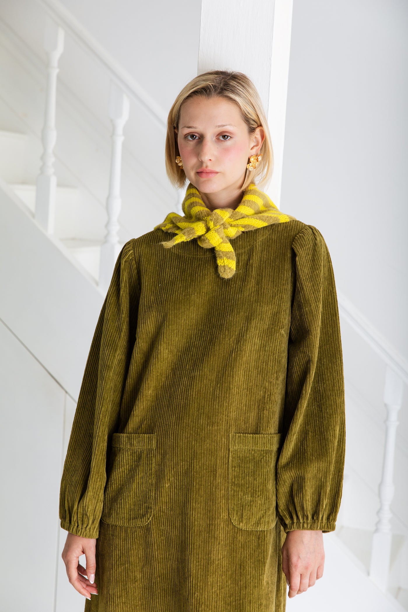Bonté ALOUETTE OLIVE DRESS