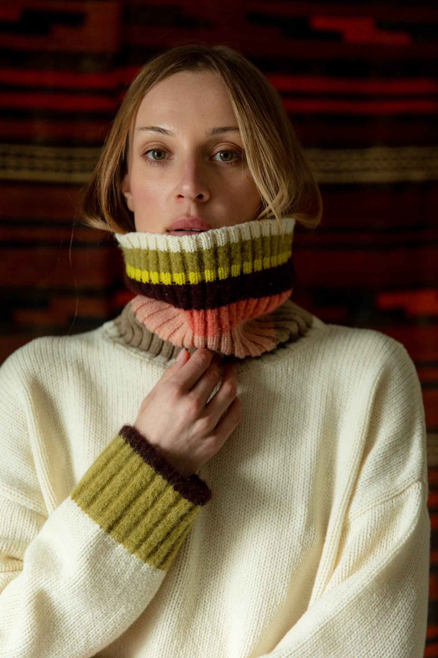 Bonté BAILEY WINTER WHITE MULTI JUMPER