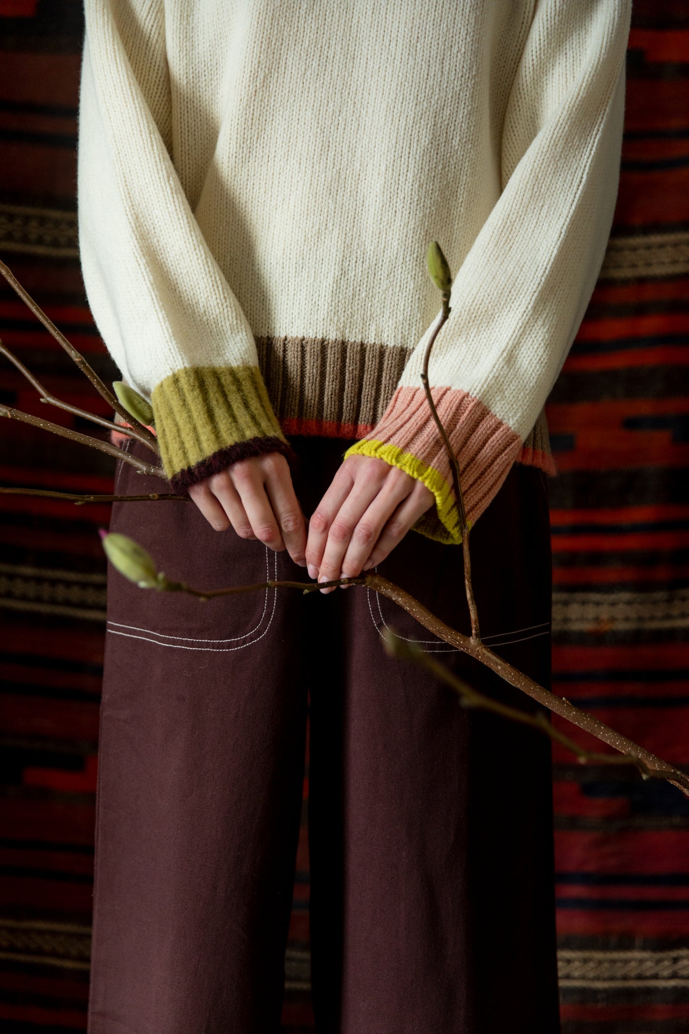 Bonté BAILEY WINTER WHITE MULTI JUMPER