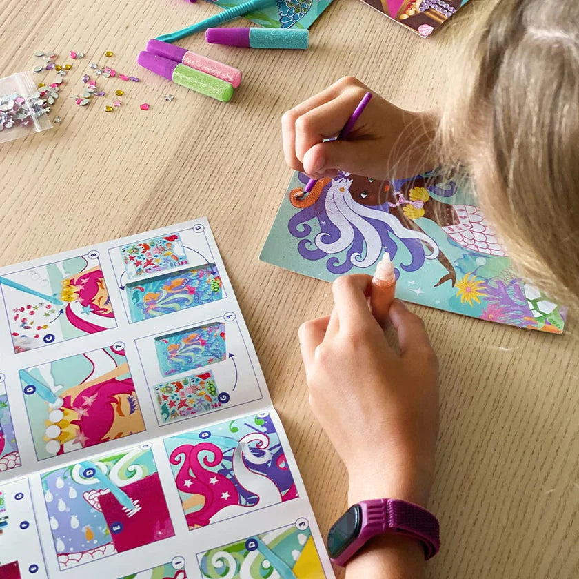 Box CanDIY Mermaids Sand and Foil Art Set