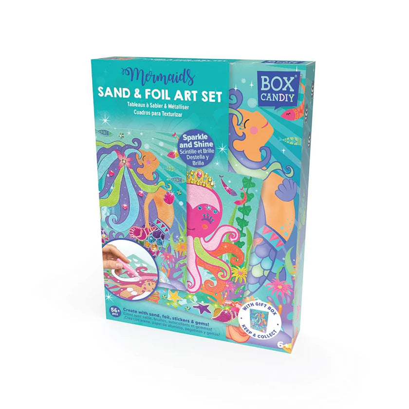 Box CanDIY Mermaids Sand and Foil Art Set
