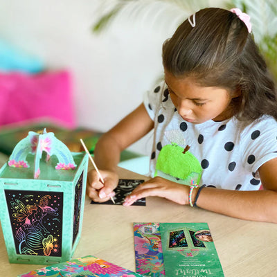 Box CanDIY Twilight Fairy Lantern Scratch Art Set