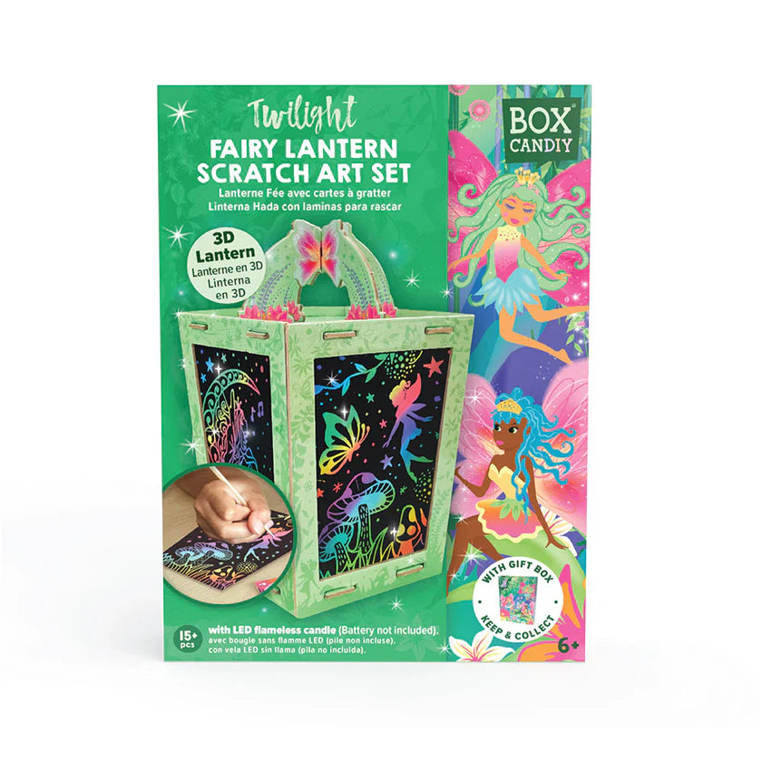 Box CanDIY Twilight Fairy Lantern Scratch Art Set