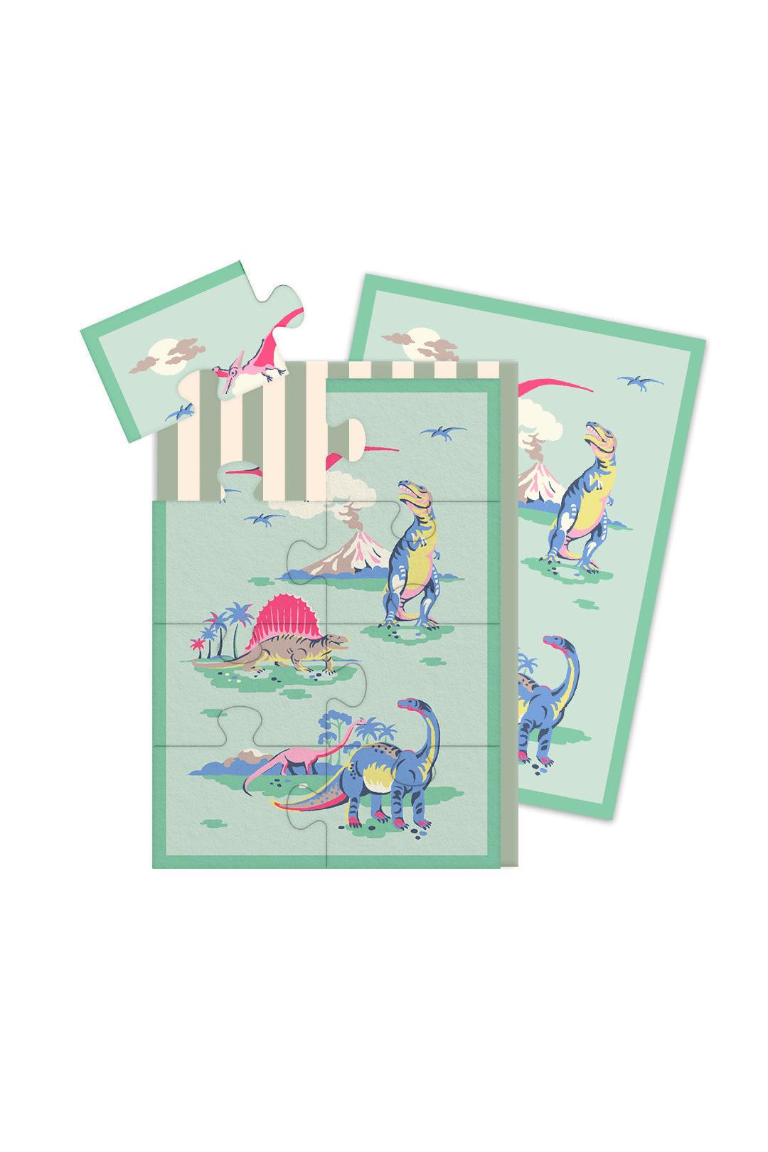 Ohh Deer Dinosaurs Jigsaw Greeting Card (A6)