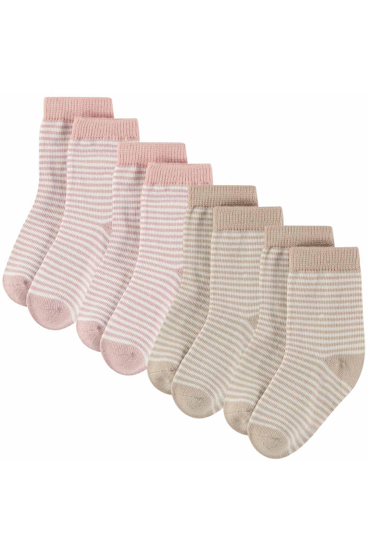 Bamboo Basics Charley Baby Knitted Unisex Striped Socks 4-pack