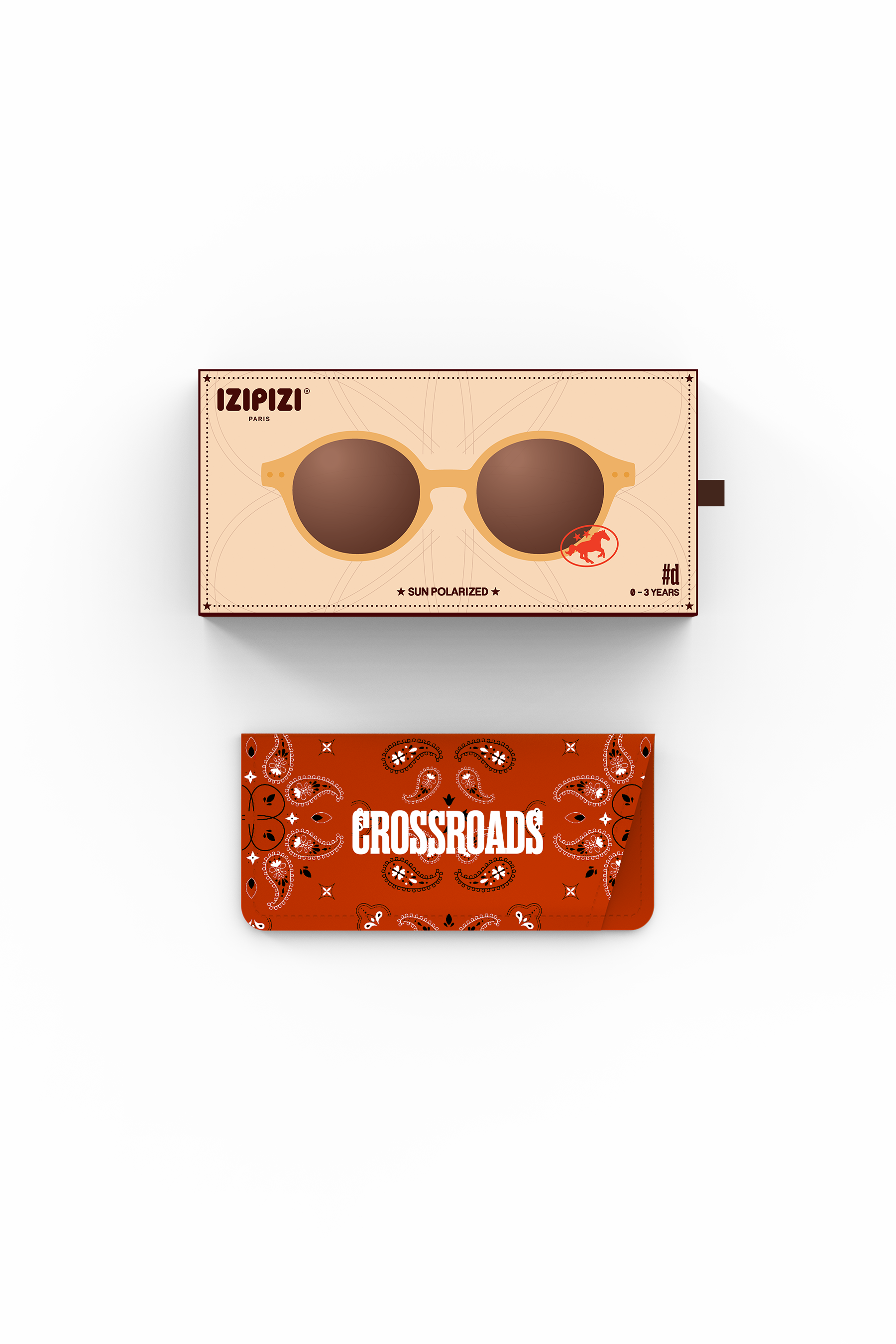 Izipizi BABY #D Sunglasses Golden Canyan 0-3 Yrs