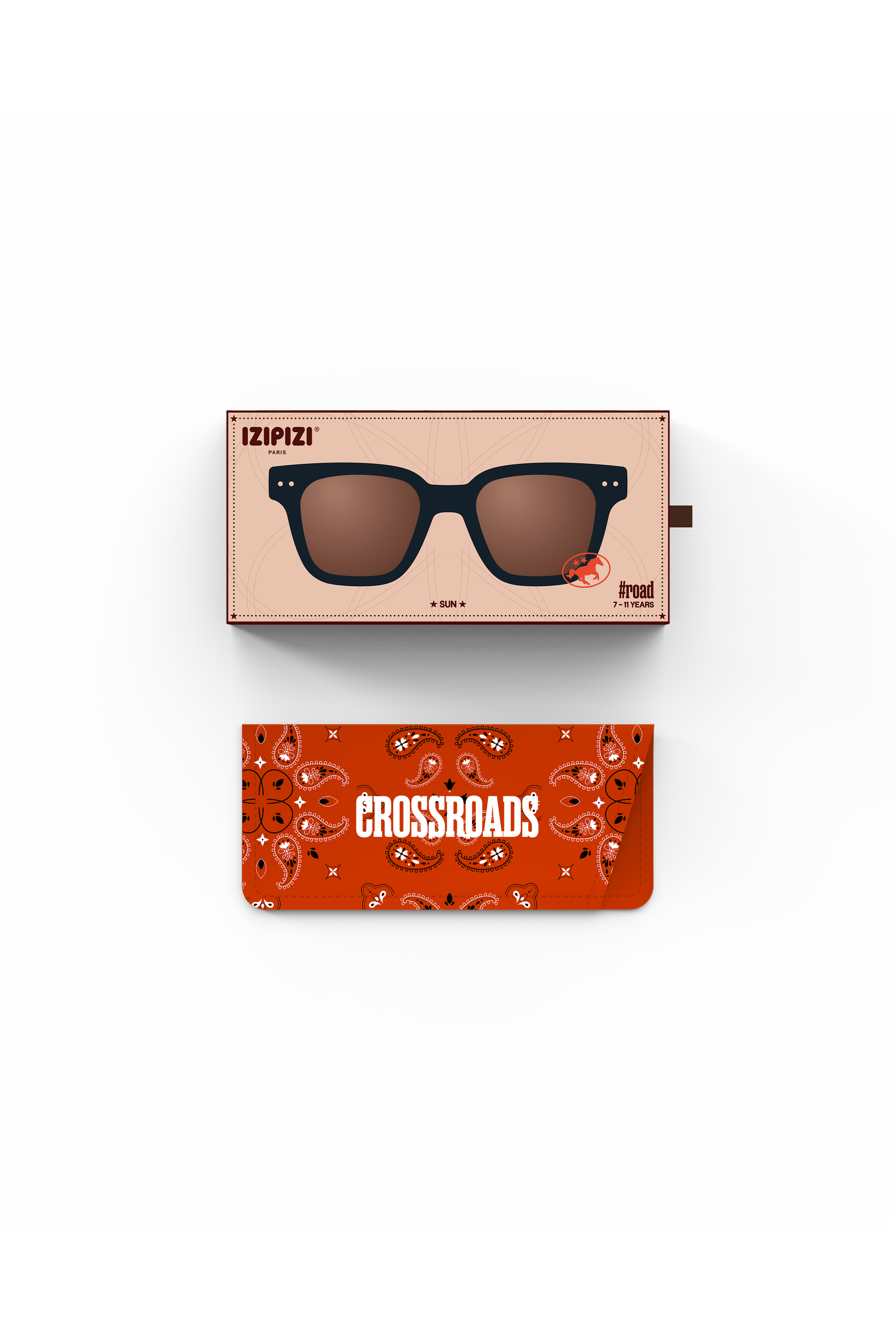 Izipizi Child Road Sunglasses 7-11 Yrs Black Road