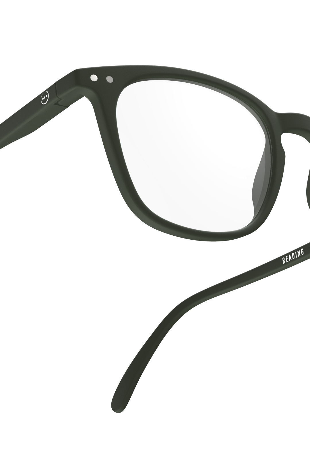 Izipizi #E Reading Glasses in Kaki Green