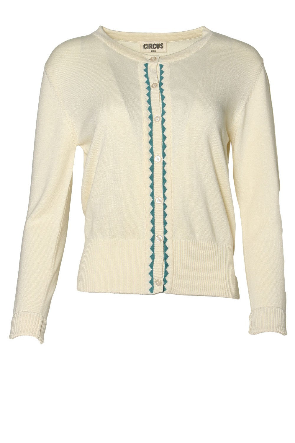 Circus Antique White/Teal Knit-Womens-Ohh! By Gum - Shop Sustainable