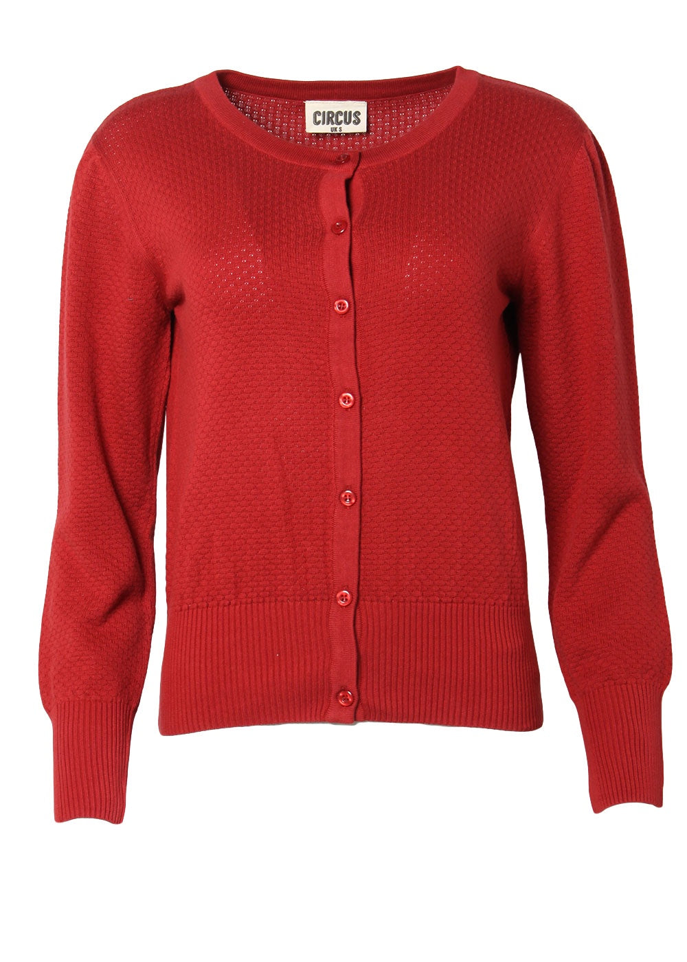 Circus Waffle Red Knit-Womens-Ohh! By Gum - Shop Sustainable