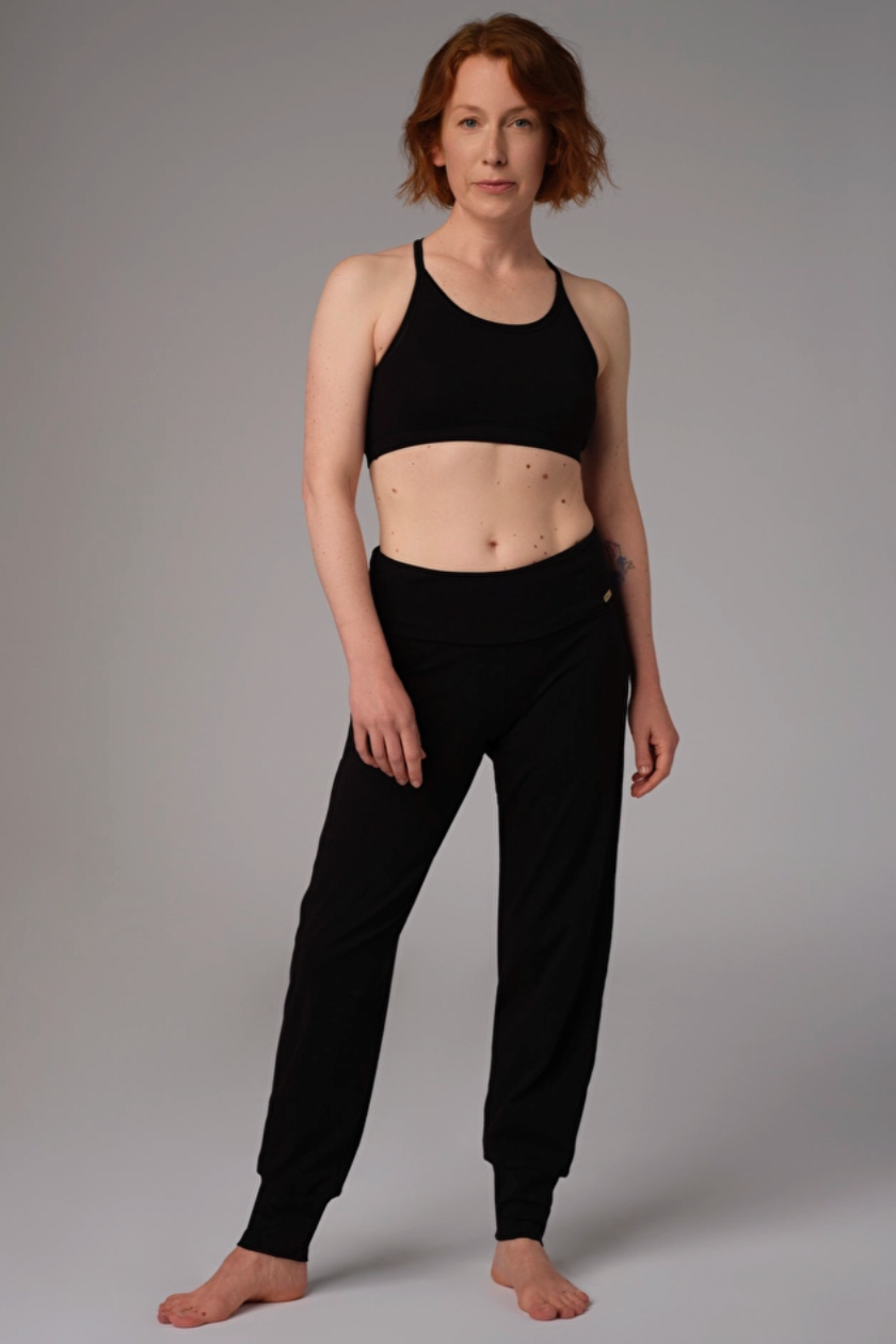 Comazo Fairtrade Black Long Pants-Womens-Ohh! By Gum - Shop Sustainable