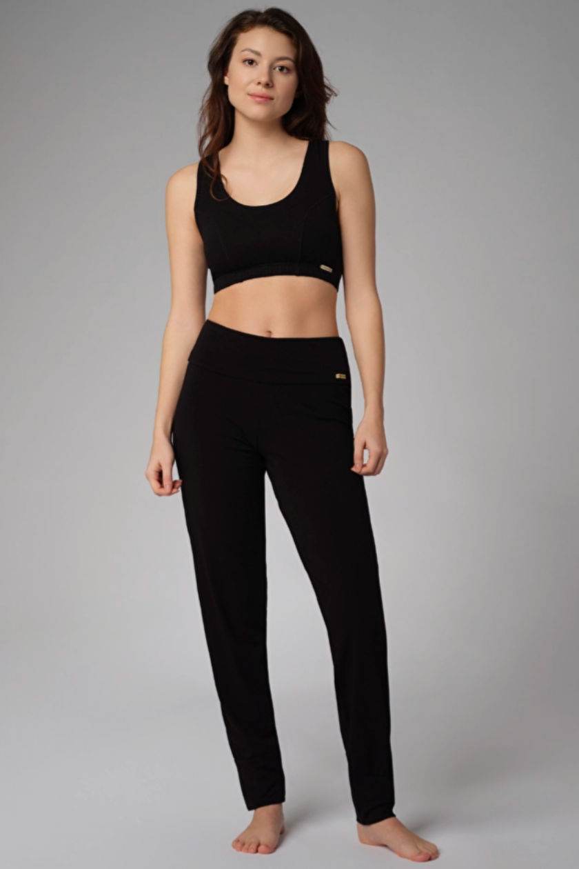 Comazo Fairtrade Black Long Pants-Womens-Ohh! By Gum - Shop Sustainable