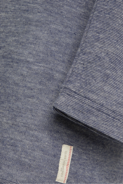 Comazo Wool Silk Dark Blue Shirt-Womens-Ohh! By Gum - Shop Sustainable