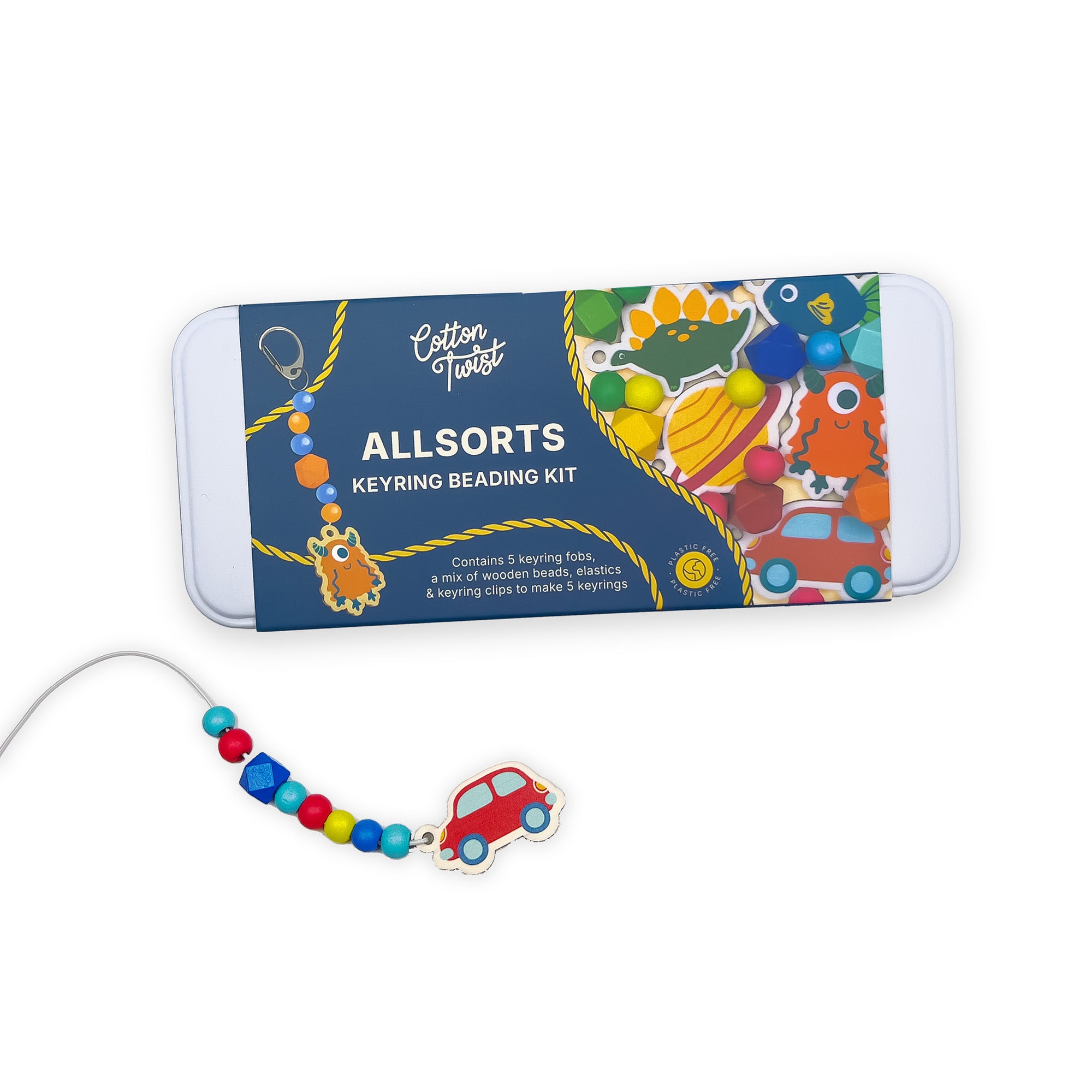 Cotton Twist Allsorts Keyring Making Kit