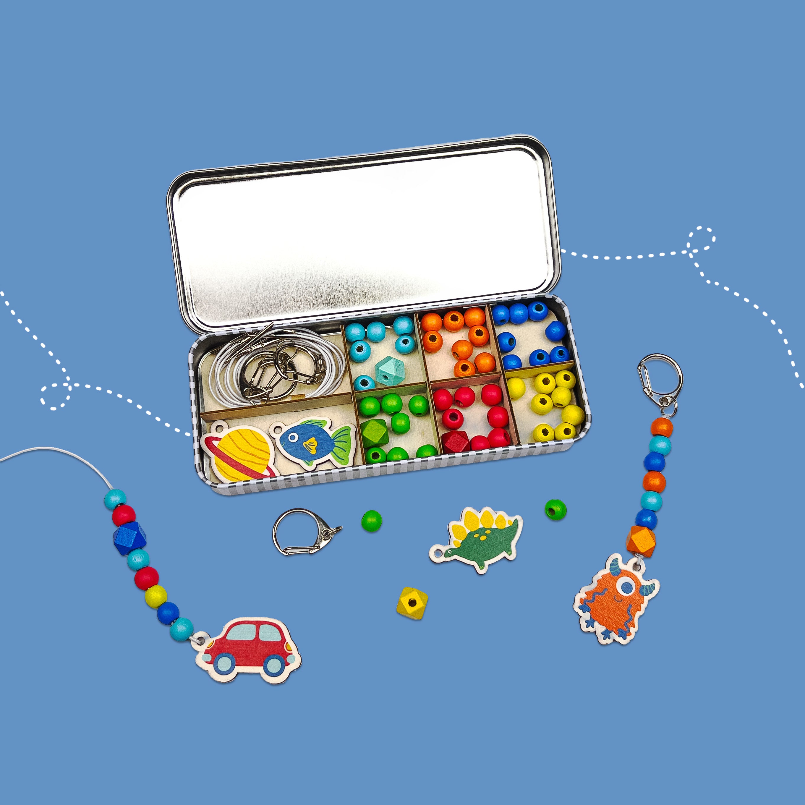 Cotton Twist Allsorts Keyring Making Kit